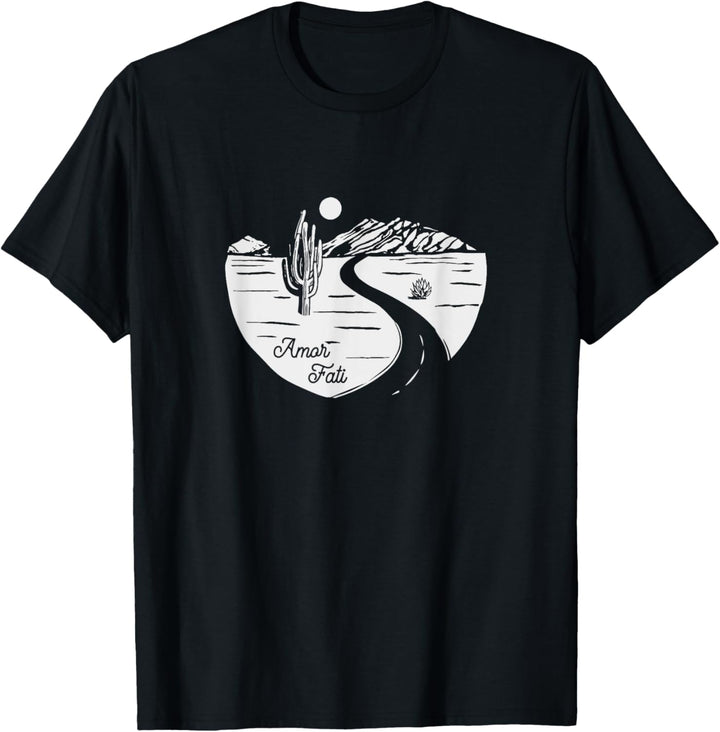 Stoisches Zitat | Amor Fati | Gebrannte Orange T-Shirt