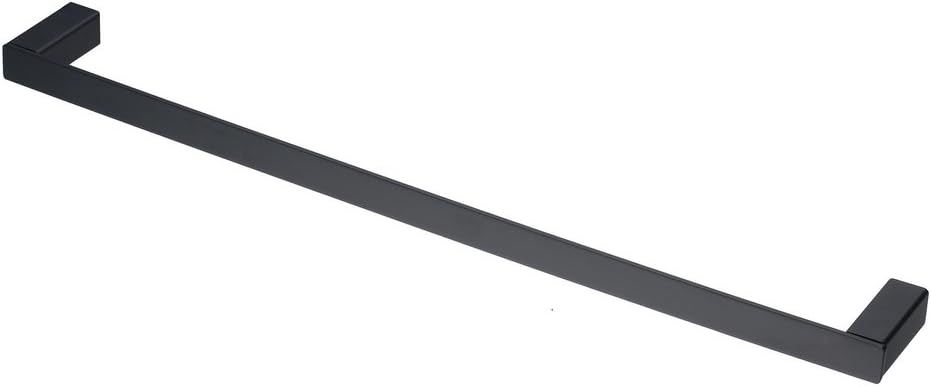 24-Zoll-Badetuch-Stab-einzelne Tuch-Schiene an der Wand befestigt, schwarze Malerei, Beelee BA8501B