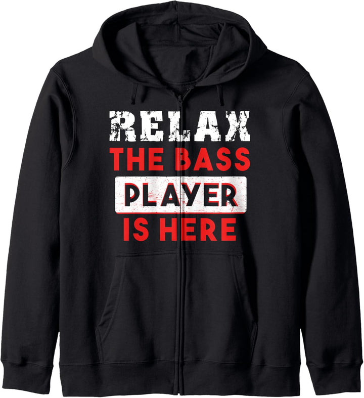 Funny Bassist Bass Kapuzenjacke