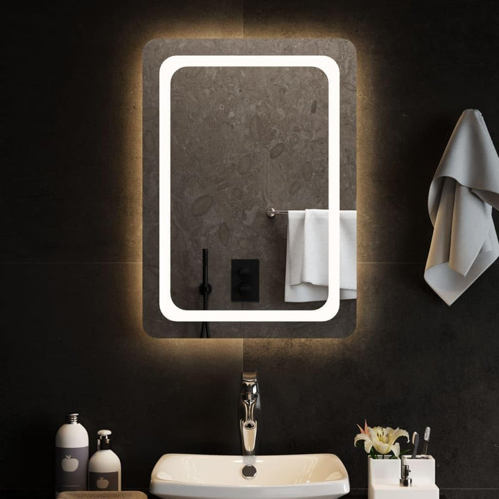 vidaXL LED Badspiegel Beleuchtung Wandspiegel Lichtspiegel Badezimmerspiegel Bad Spiegel Badezimmer