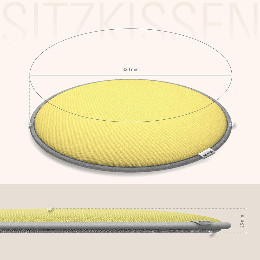 Interstuhl UPis1 Premium Sitzkissen - Besonders bequemes Stuhlkissen perfekt geeignet für Hocker, St