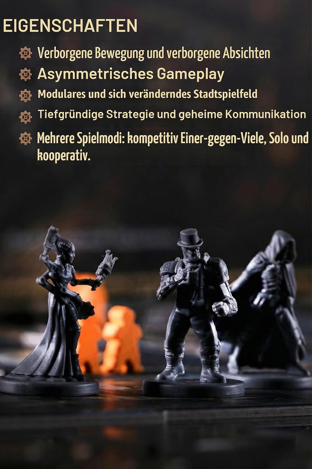 Crowd Games - City of The Great Machine - Brettspiel - Ab 14 Jahren - 1-4 Spieler - Englische Versio