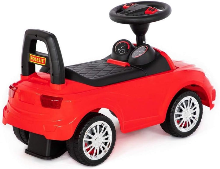 Rutscher Auto rot Super Car Nr.5 Sound Kinder Rutscherfahrzeug Lauflernhilfe