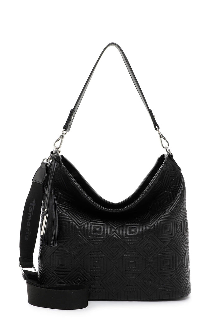Tamaris Beutel Merle 32723 Damen Handtaschen Ornament Einheitsgrösse Black 100, Einheitsgrösse Black