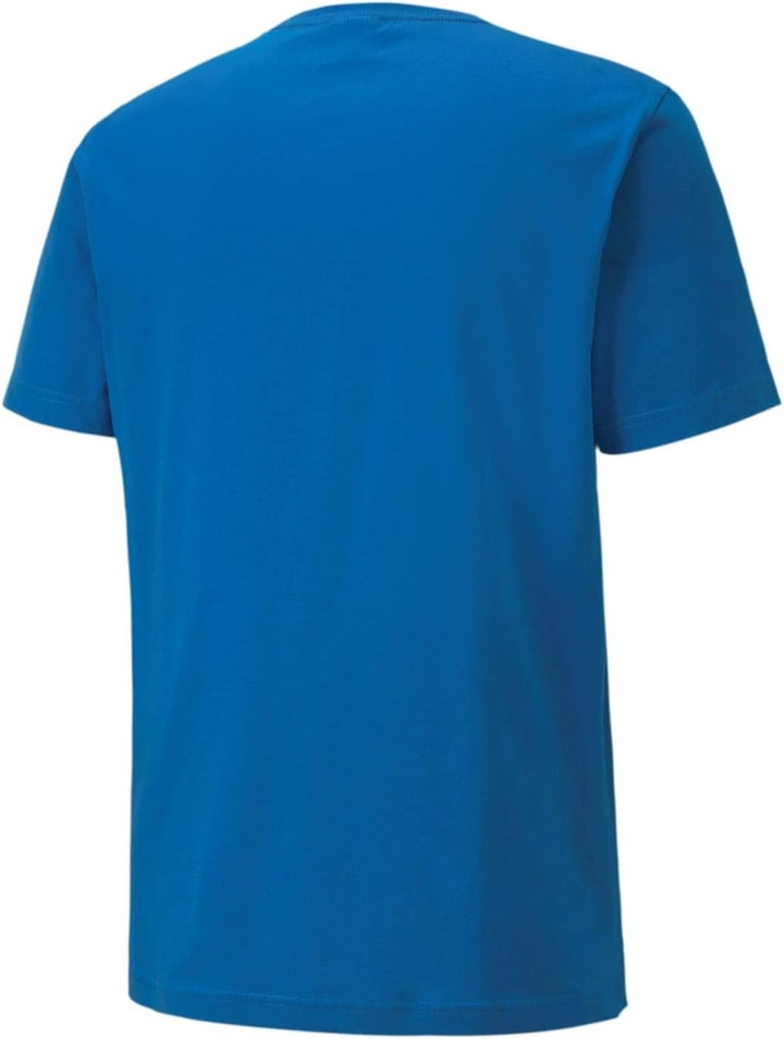 PUMA Unisex ESS+ Tape Tee t-Shirt XS Electric Blue Lemonade, XS Electric Blue Lemonade