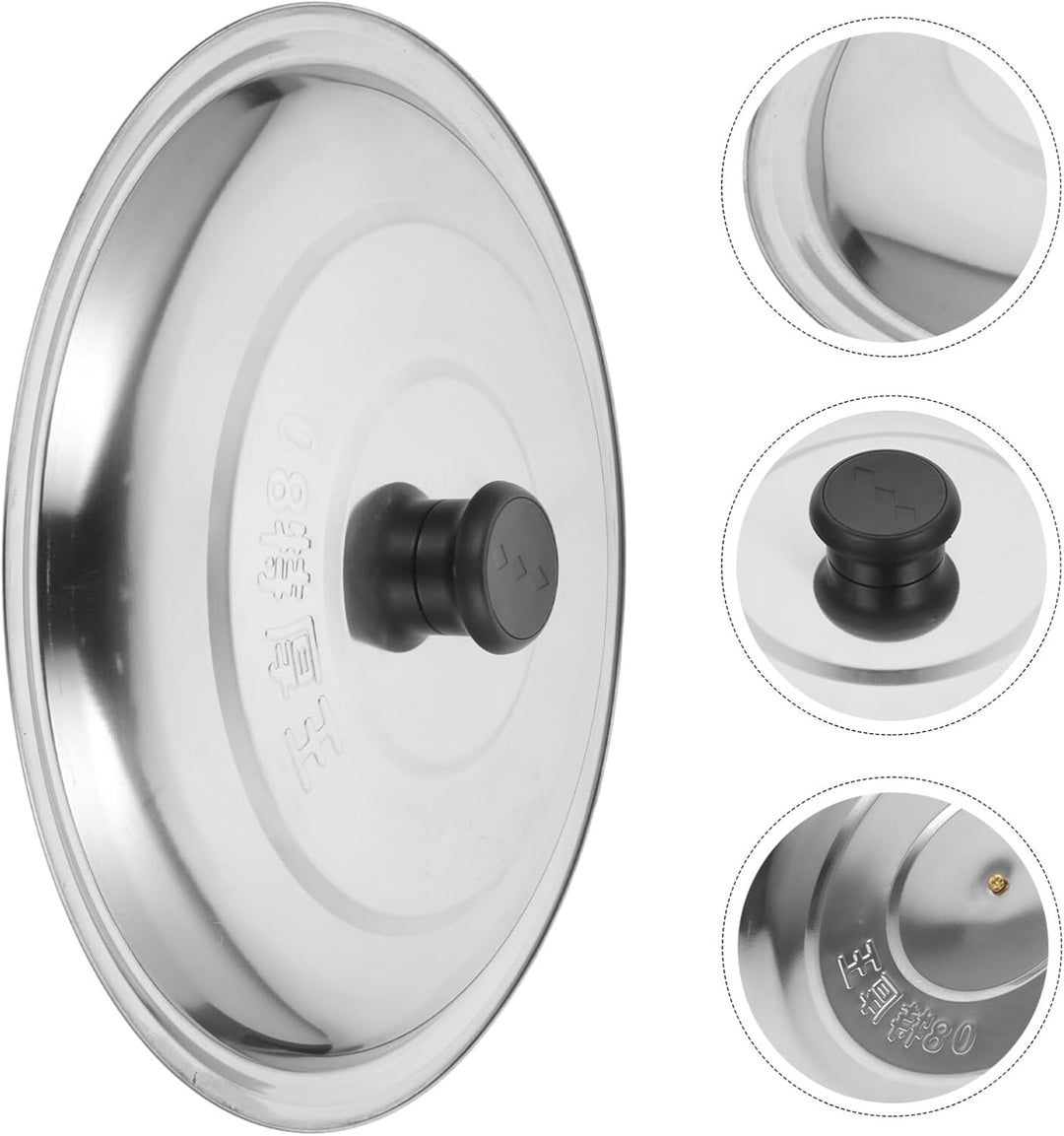 Garneck Topfdeckel Aus Edelstahl Glas Topfabdeckung Mini-pfannendeckel Ersatz Pfannendeckel Edelstah