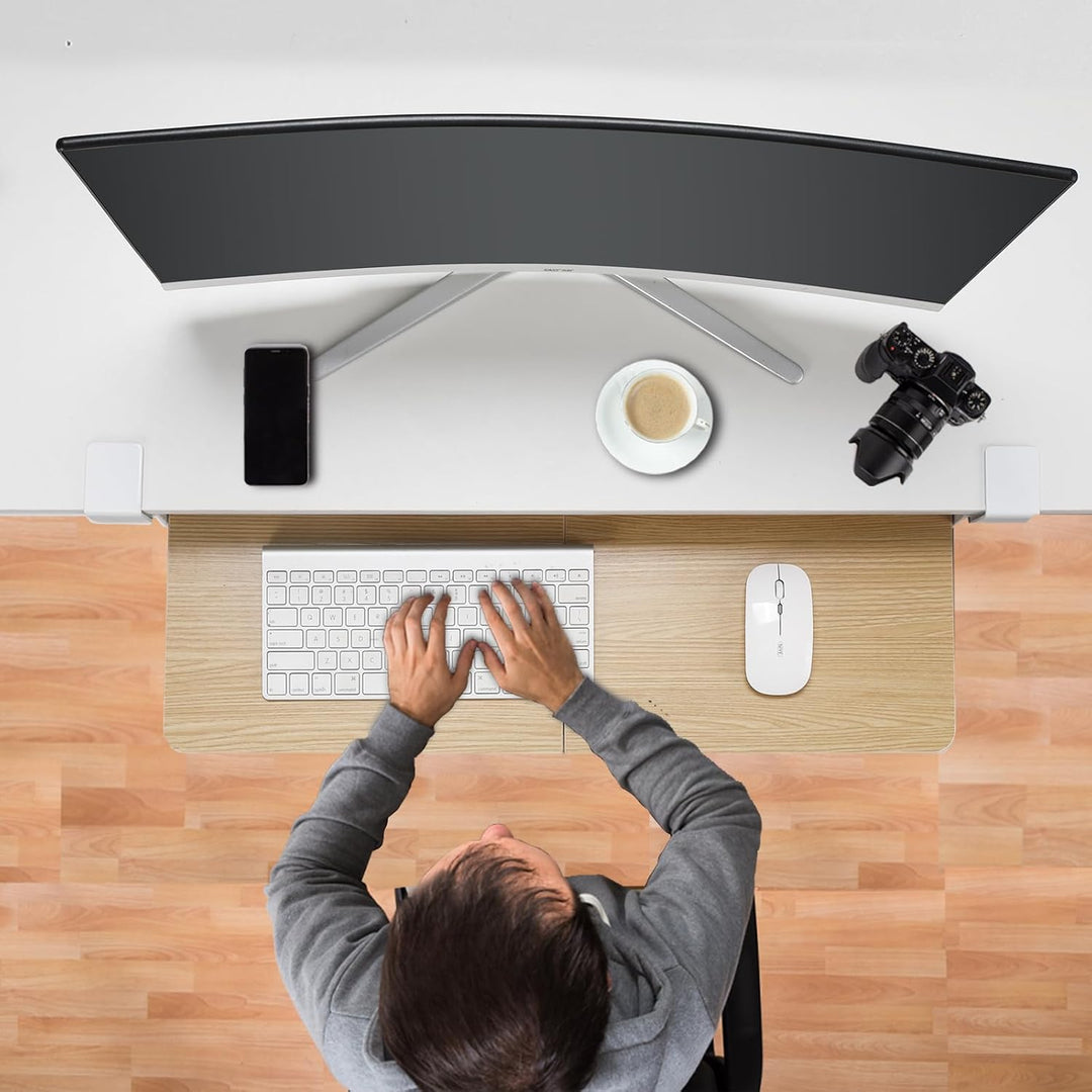 ETHU Tastaturablage unter dem Schreibtisch KBT68 (Eiche), Eiche