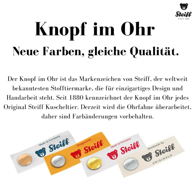 Steiff 070433 35 braun liegend Kuscheltier Rieke Schlenker-Rehkitz, 35 cm, Braun
