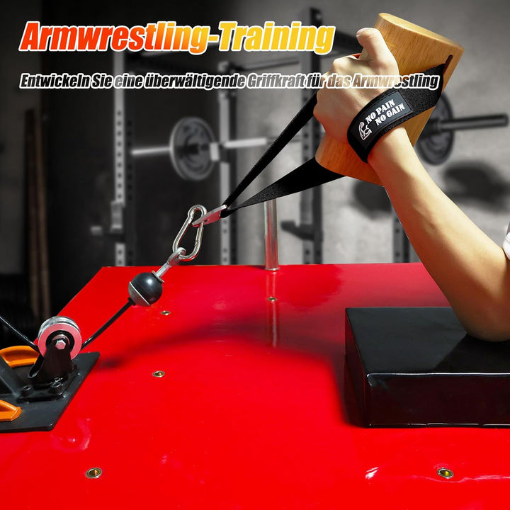 J Bryant Armwrestling-Stärkegriff – Ergonomischer Holzgriff-Trainer für Unterarm & Handgelenk, Funkt