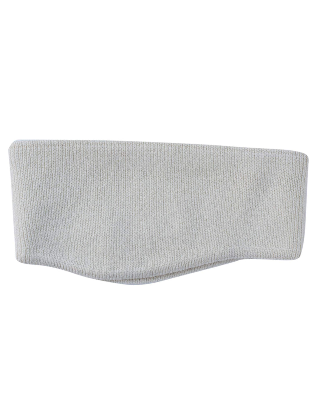 Merino Stirnband mit Ohr, 100% Wolle (Baumwollfutter) (Natur), Natur