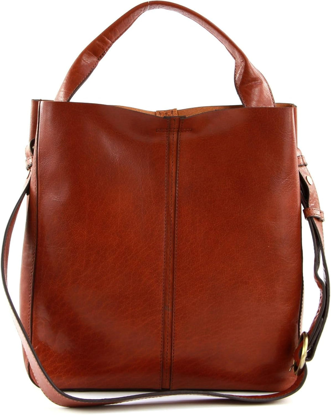 SADDLER ELSA HANDTASCHE SHOPPER BRAUN LEDER