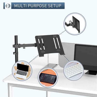 WORLDLIFT Monitor Halterung, Tisch Halterung Ständer für 17-32 Zoll LCD LED Bildschirm oder 13-17” N