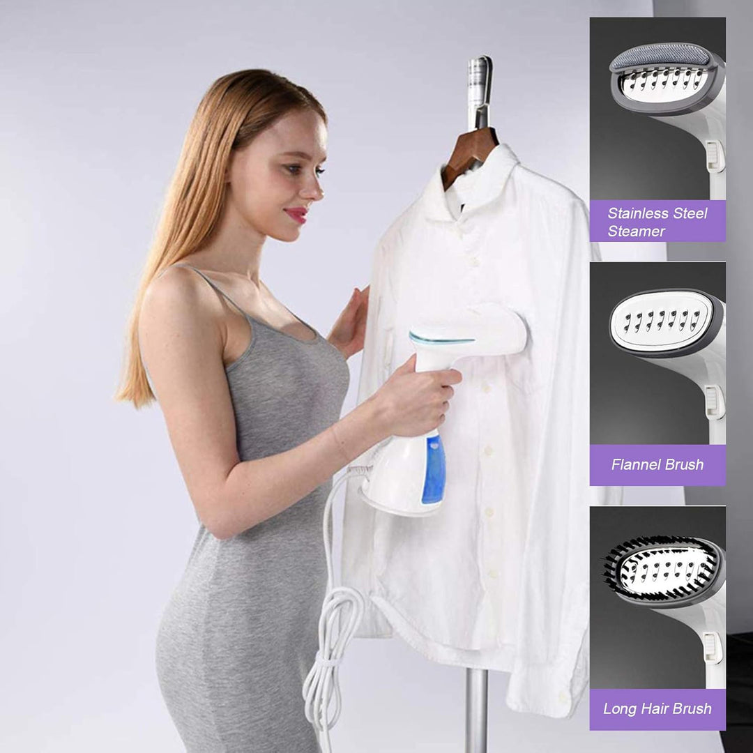Irishom Steamer mit 1500 W und 280 ml Wassertank,ertikales Bügeleisen, tragbar, zum Bügeln von Falte