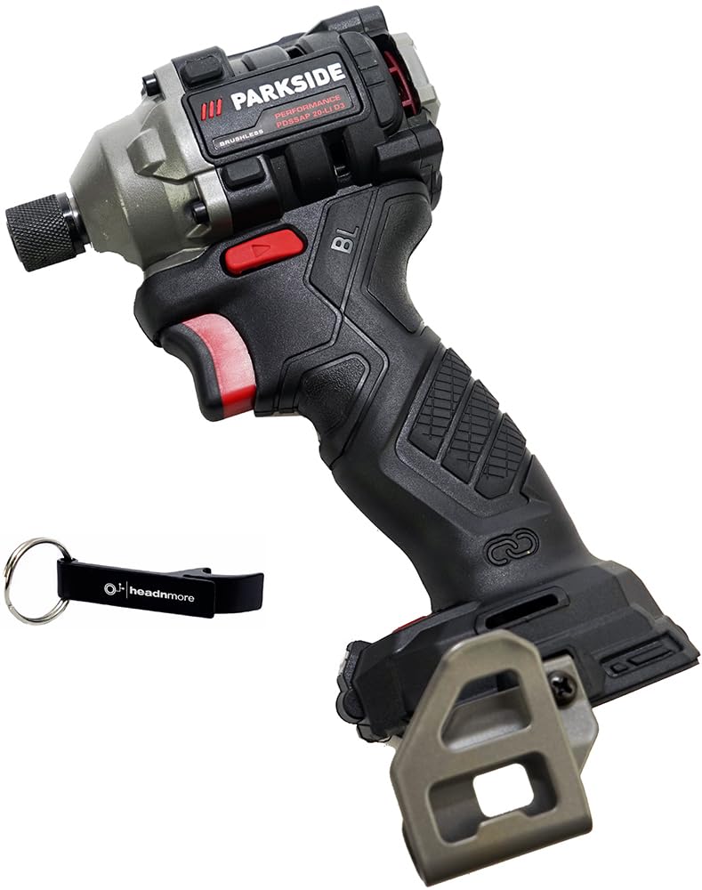 HEADNMORE® Bundle - PARKSIDE PERFORMANCE® 20V - 1/4" Akku Drehschlagschrauber PDSSAP 20 + Schlüssela