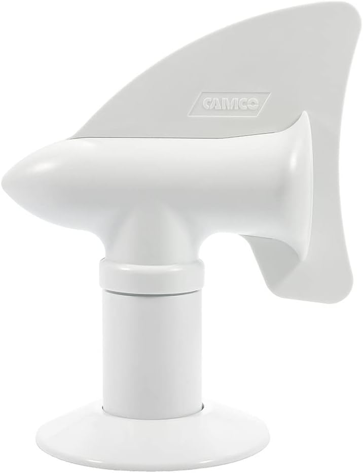 Camco 40595 Cyclone Abdeckung für Abwasserkanalisation, Weiss Weiss/Opulenter Garten, Weiss/Opulente