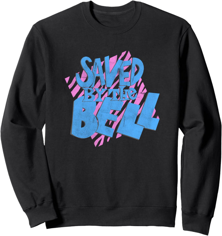 Saved By The Bell Tiger Print Logo Sweatshirt