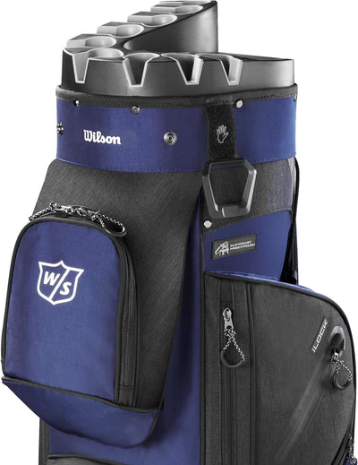 Wilson Unisex-Adult I-Lock 3 Golf Cart Bag 15 Balls Navy/Black, 15 Balls Navy/Black