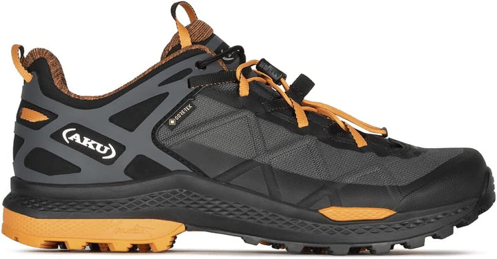 AKU Rocket DFS GTX, Wanderschuhe für Herren (Schwarz - Orange, Numeric_46)