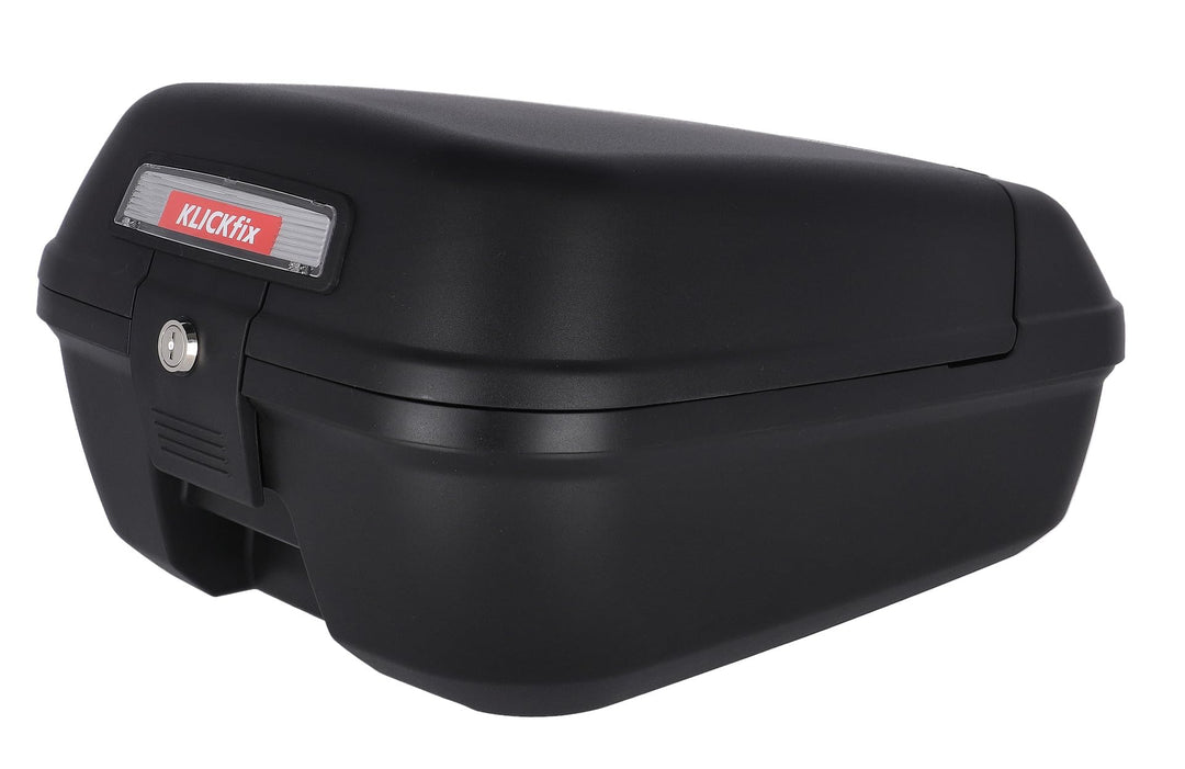KLICKFix Unisex-Adult Citybox für Racktime Fahrradbox, Schwarz, 34,5x44x23 Single, Single