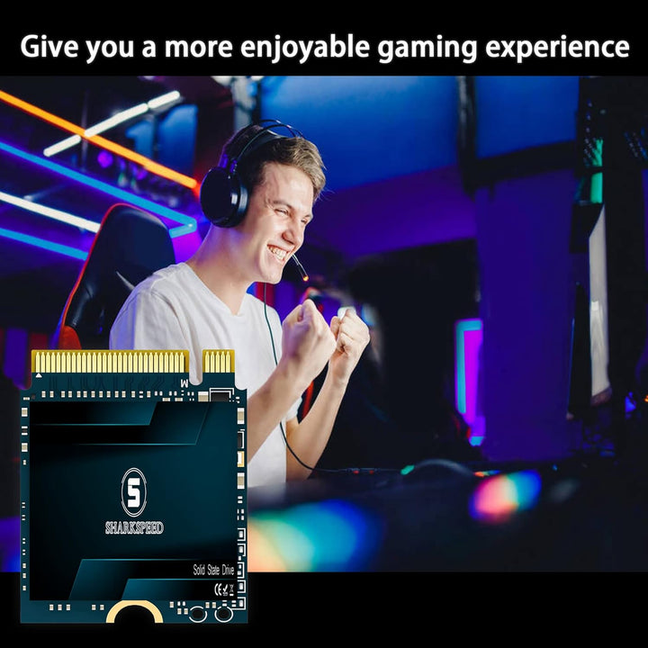 M.2 2230 SSD 2TB SHARKSPEED NVMe PCIe Gen 4.0 x4 30mm, SSD Festplatte Interne Solid State Drive für