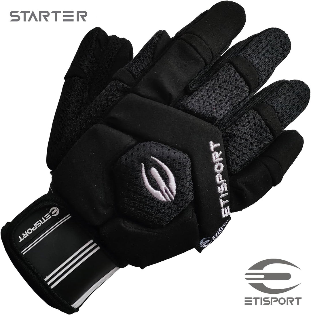 Schutzset, Handschuhe, Knieschützer, Schienbeinschützer für Rollhockey für Kinder Starter. Professio