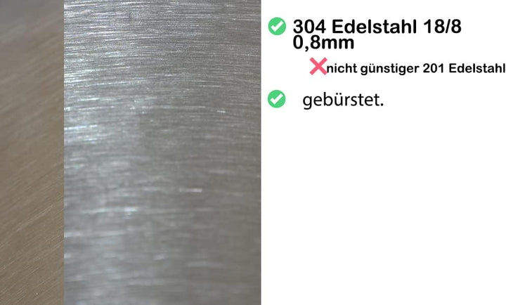 Omeere, 80x50, Einbauspüle eckig klein,Unterbauspüle Edelstahl 304 Materialdicke 0,8 mm, Spülbecken