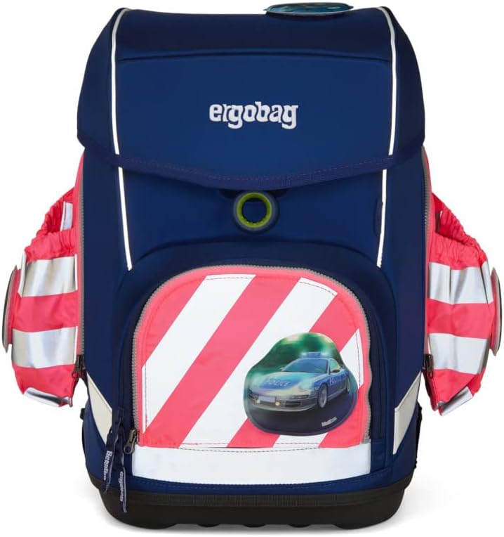 ergobag Seitentaschen Zip-Set mit Reflektorstreifen Sichtbarkeits-Set mit Seitentaschen pack cubo un