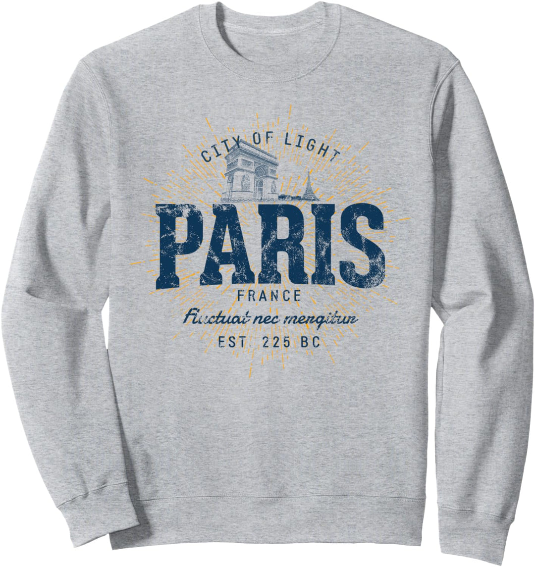 Frankreich Urlaub Souvenir Vintage Paris Sweatshirt