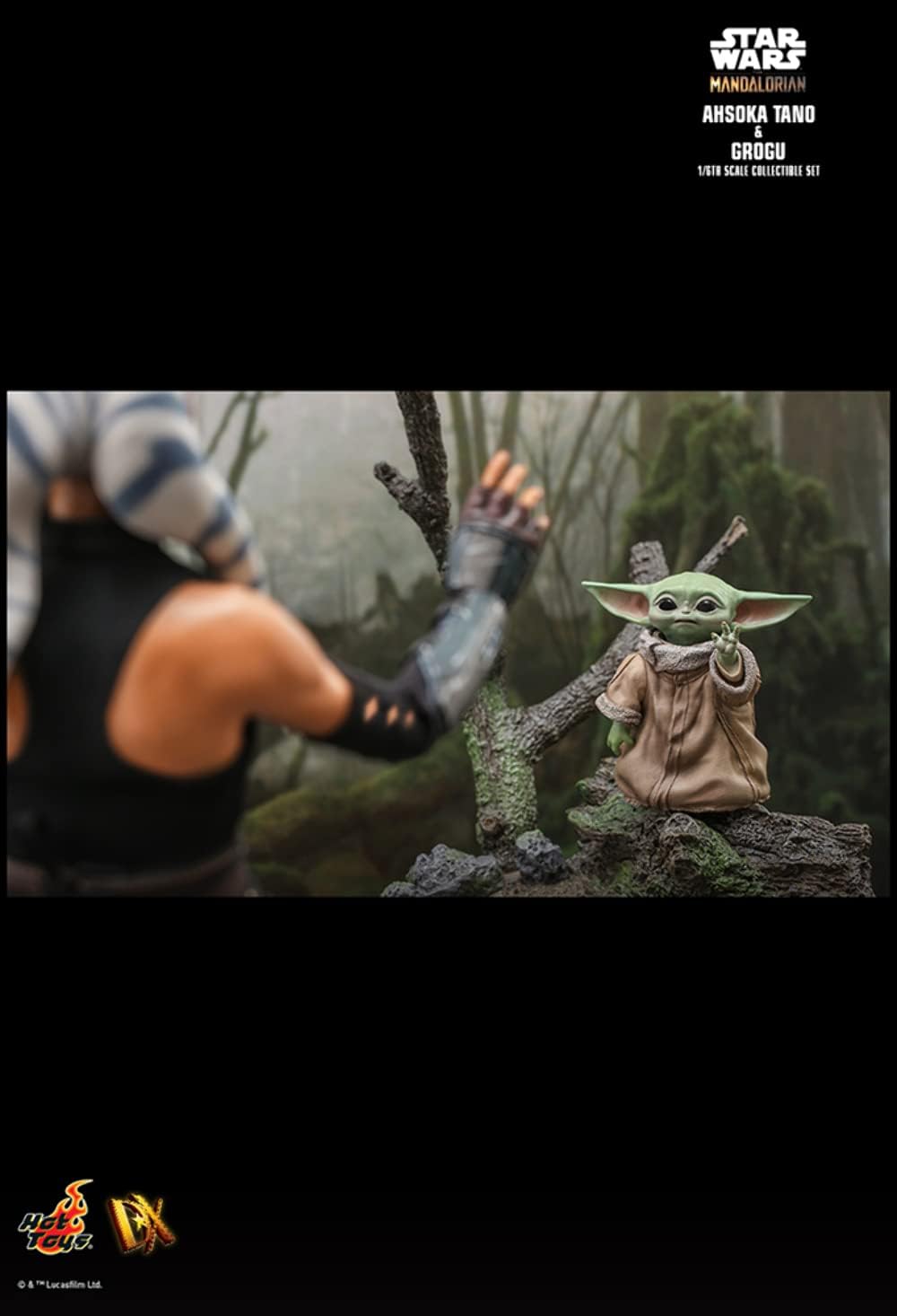 Hot Toys 1:6 Ahsoka Tano & Grogu - Star Wars: The Mandalorian, Mu;ticolor