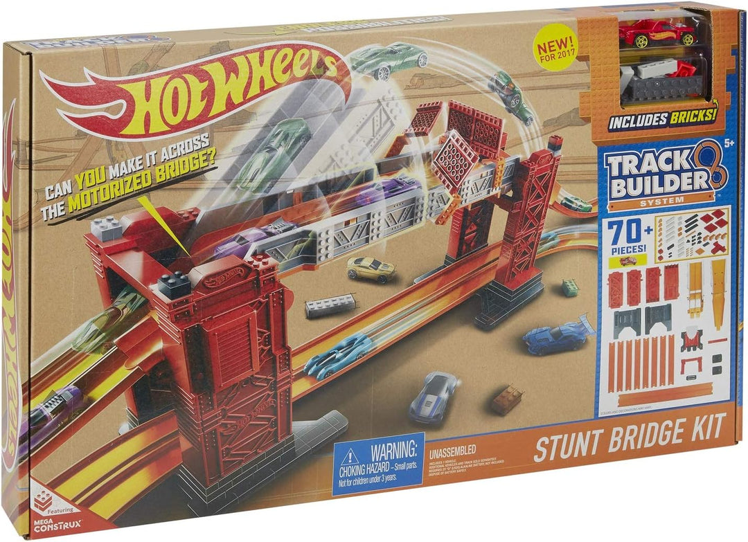 Hot Wheels Mattel DWW97 - Track Builder Bridge Stunt Kit