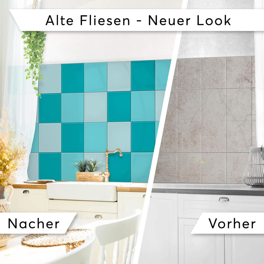 CREATISTO Mosaik-Fliesen Fliesensticker Fliesenfolie - Aufkleber Folie für Fliesen I Klebefliesen De