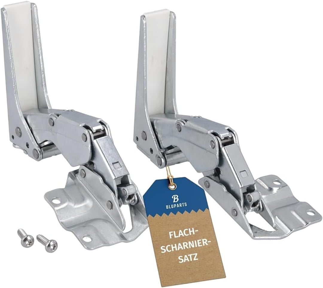 Bluparts Türscharnier Set Kühlschrankscharnier wie SIEMENS 12004051 /wie 00481147 für Kühlschrank Ge