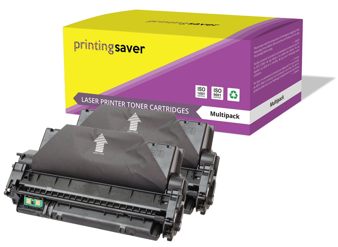 Printing Saver Q7553X 53X 2 Toner kompatibel für HP Laserjet M2727 MFP M2727NF MFP M2727NFS MFP P201