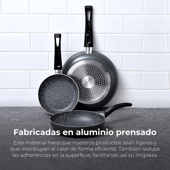 SAN IGNACIO Soul Marble Grau 16+20+24, Grau 16+20+24