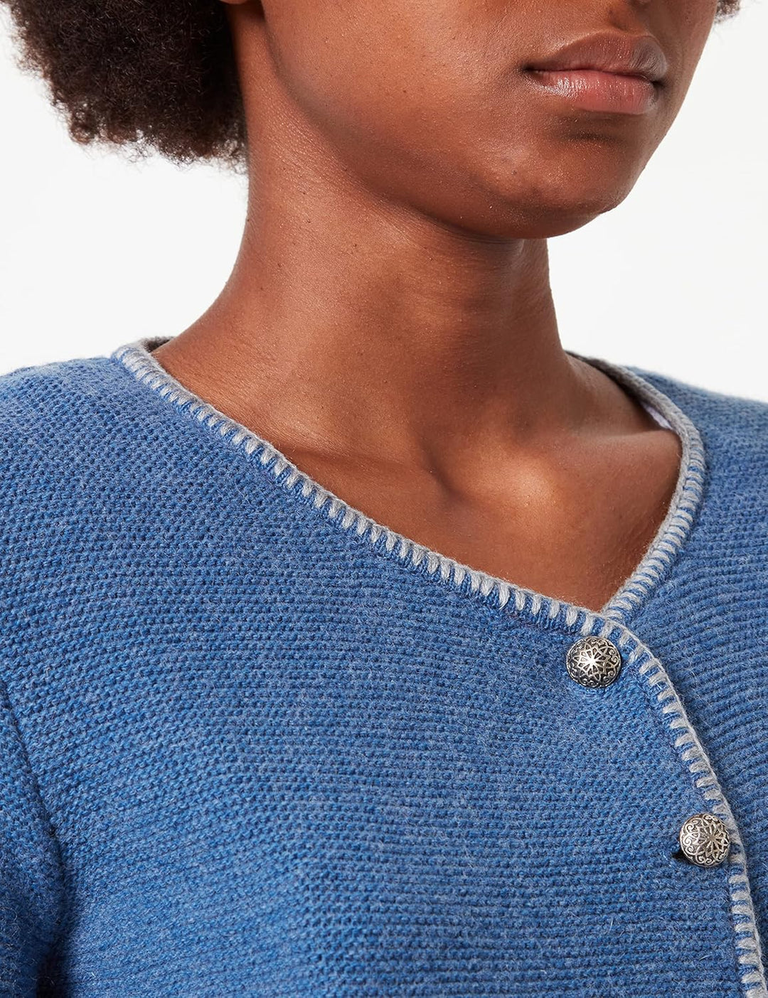 Stockerpoint Damen Trachtenstrickjacke, Enzian