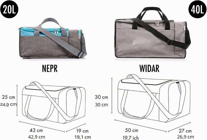 meteor 20 40 L Sporttasche - Kinder Badetasche Herren schwimmtasche Schultertaschen Reisetasche Urla