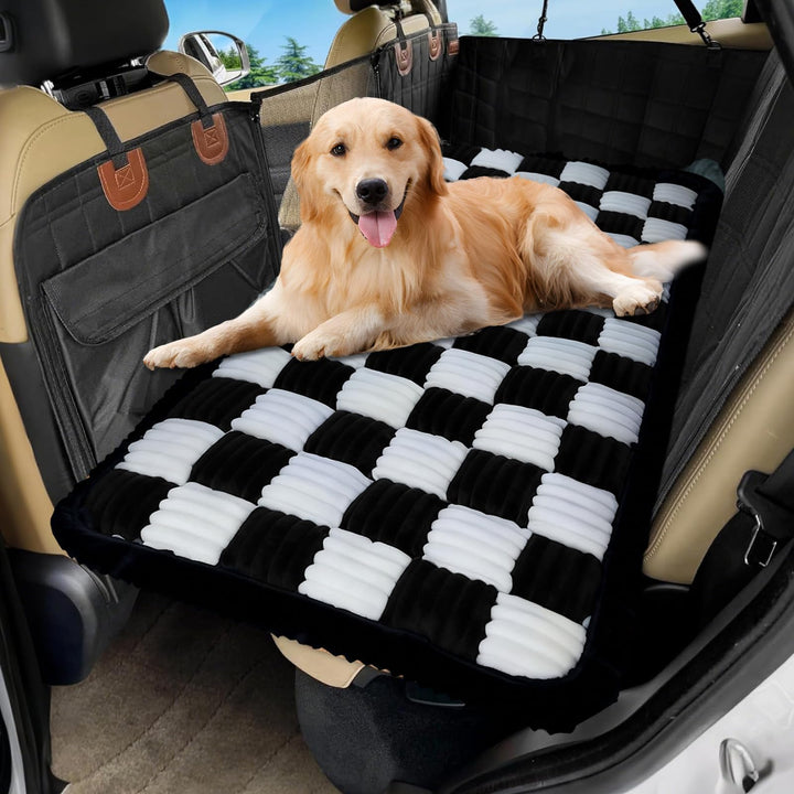 Hundeschutz Rückbank fürs Auto, 62×137 cm rutschfeste &amp; Kratzfeste Hundedecke Auto, Wasserdichter Rü