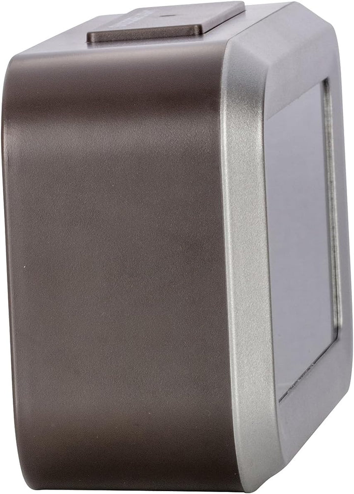TFA Dostmann 60.2553 Digitaler Funk Wecker mit Temperatur Lumio Plus (anthrazit), Anthrazit