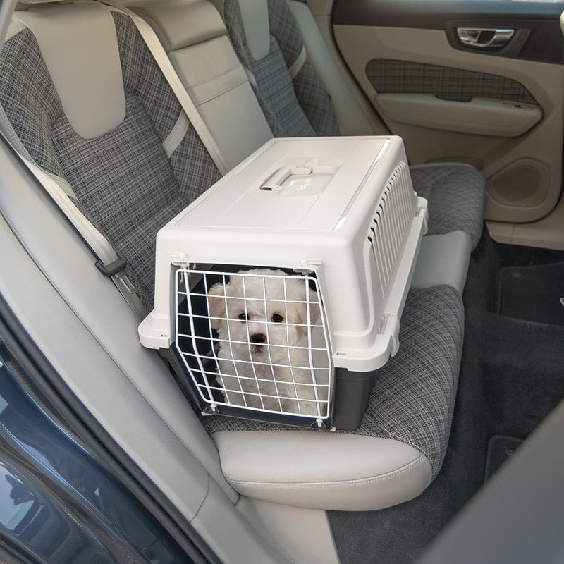 Ferplast Transportbox für Haustiere Hundebox für kleine Hunde und Katzen Atlas 20 EL, Transportbox f