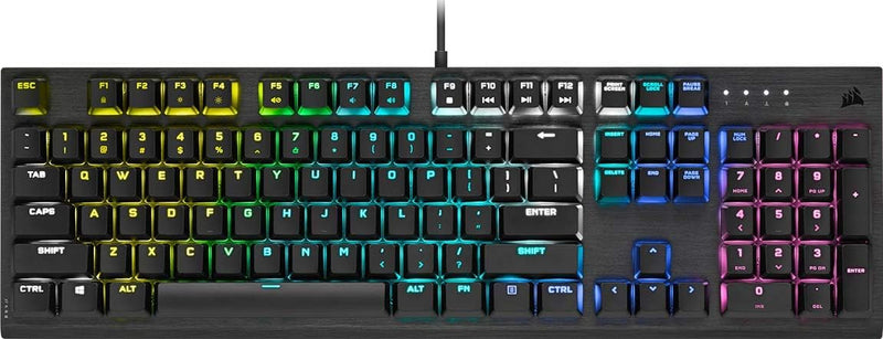 Corsair K60 RGB PRO LOW PROFILE Mechanical Gaming Keyboard (CHERRY MX Low Profile SPEED: Fast and Hi