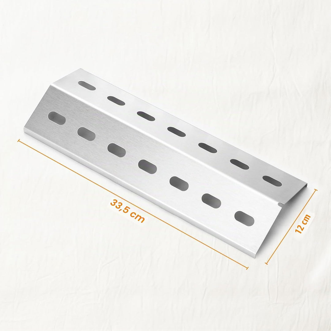 33,5 x 12cm Edelstahl Brennerabdeckung für Enders San Diego 3, Enders San Diego Evo,Brennerabdeckung