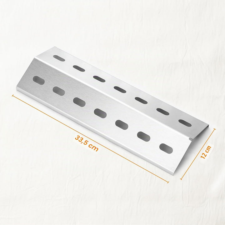 33,5 x 12cm Edelstahl Brennerabdeckung für Enders San Diego 3, Enders San Diego Evo,Brennerabdeckung