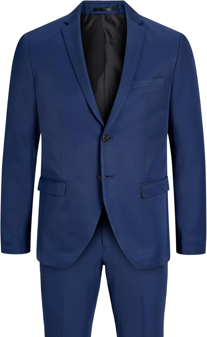 JACK & JONES Herren Jprcosta Suit Anzug, Medieval Blue/Fit:super Slim Fit