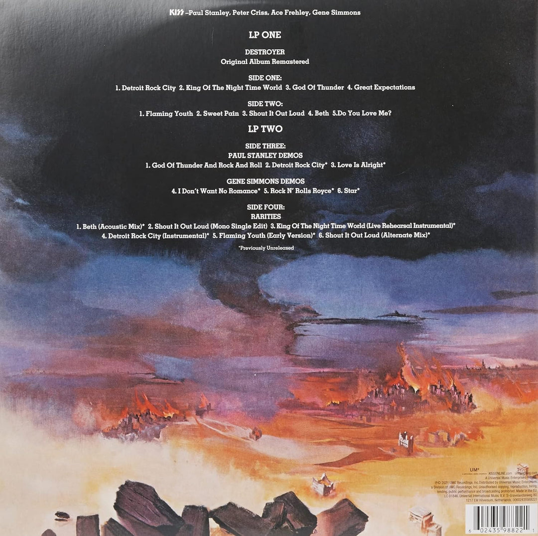 Destroyer 45, Vinyl