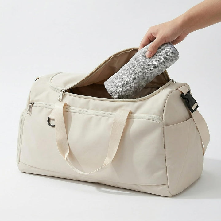 Sporttasche mit Schuhfach &amp; Nassfach, Sporttasche Reisetasche, Trainingstasche Wasserdicht, Gymbag D