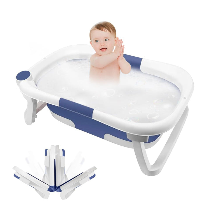 Faltbare Babybadewanne mit rutschfesten Füssen, tragbar, Kunststoff, Babybadewanne, für Neugeborene,