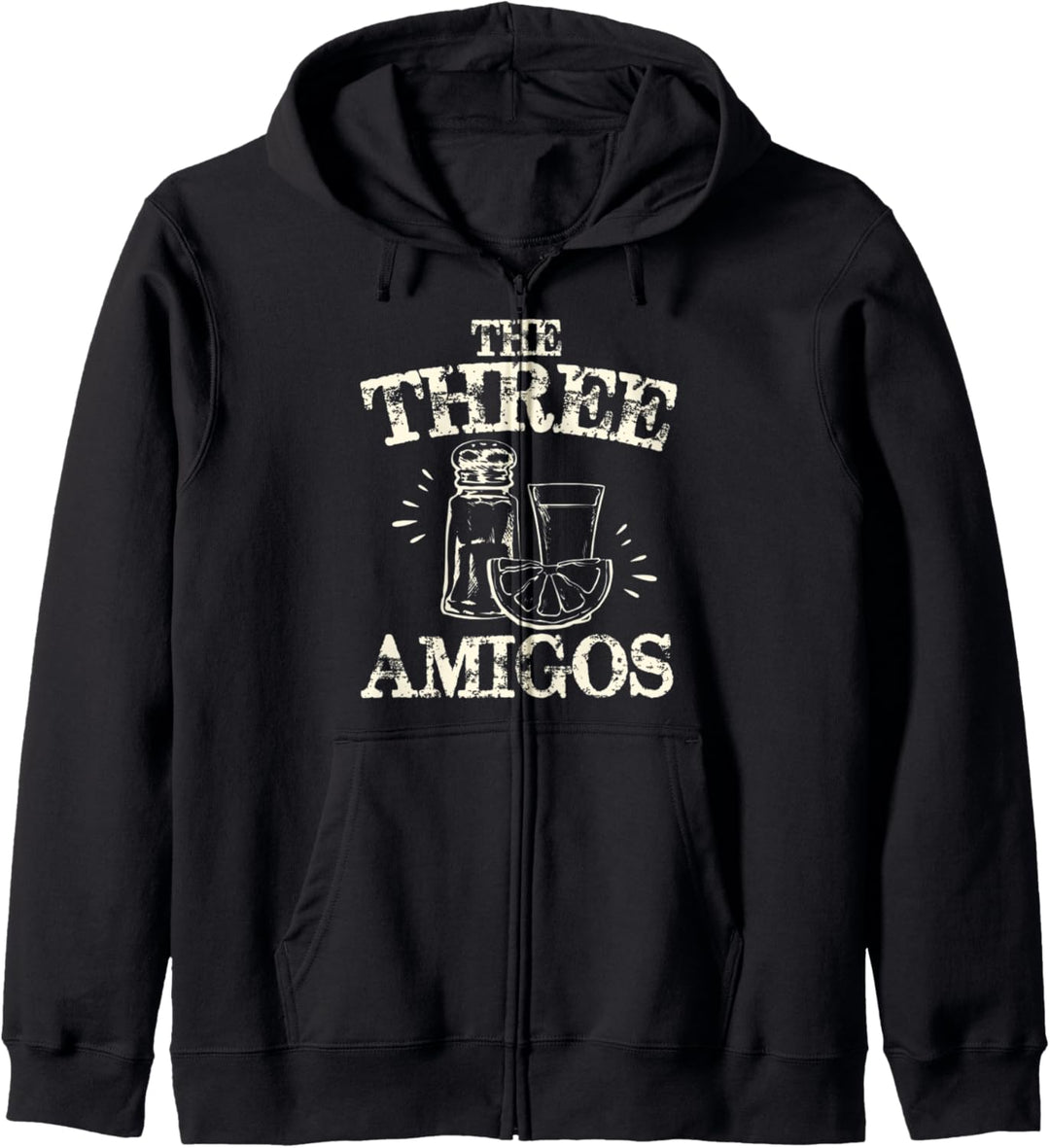 The Three Amigos Tequila Salt Lime Cinco De Mayo Drinking Kapuzenjacke