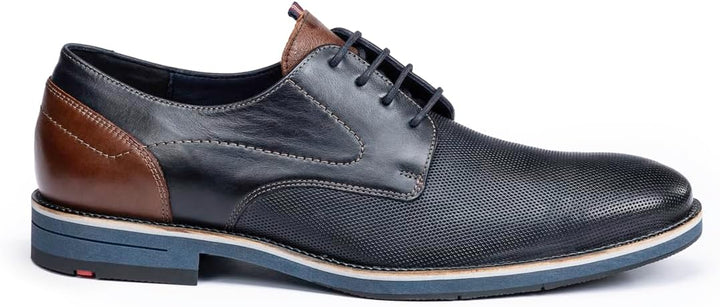 LLOYD Herren Schnürschuhe Harris, Männer Businessschuhe, 40 EU Midnight D Brown