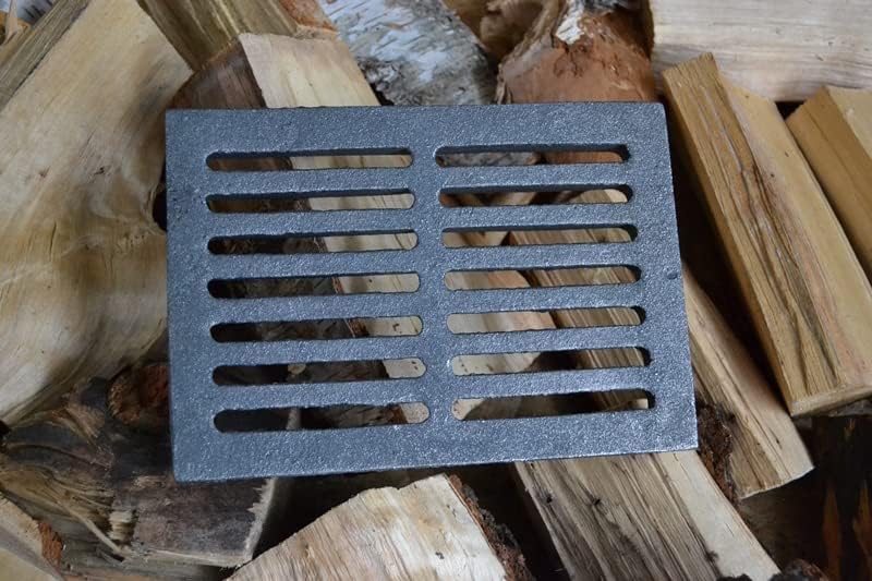 SEZAM 21 x 15 cm Gussrost Ofenrost Ascherost Kaminrost passend Kaminofen Tafelrost Rost Ofengitter K