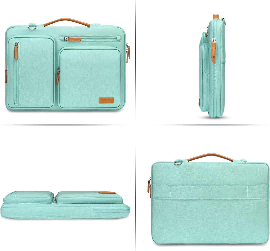 MOSISO 360 Schütz Laptoptasche 14 Zoll, 14 Zoll Aktentasche Kompatibel mit HP Lenovo Dell ASUS Acer,